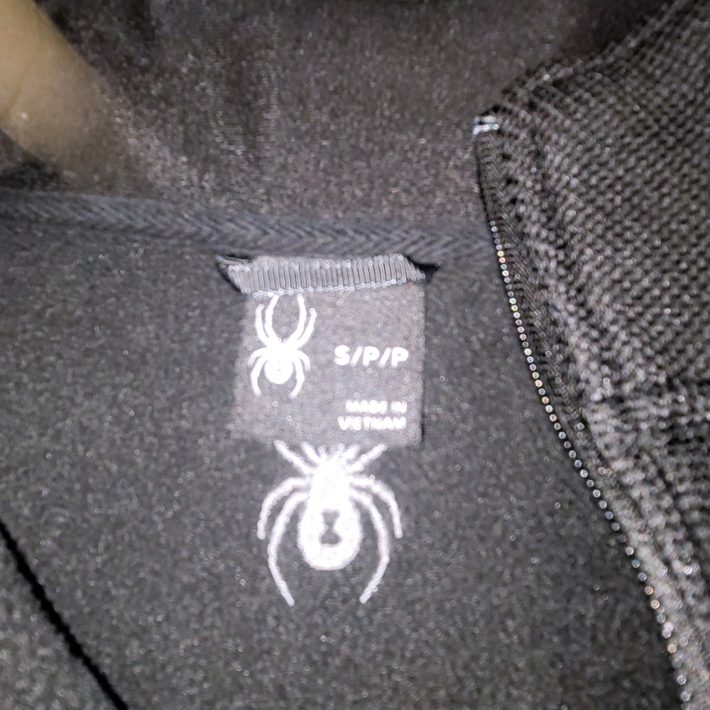 Spyder Men's Black Pullover Long Sleeve Athletic Jacket - Picture 2 of 4
